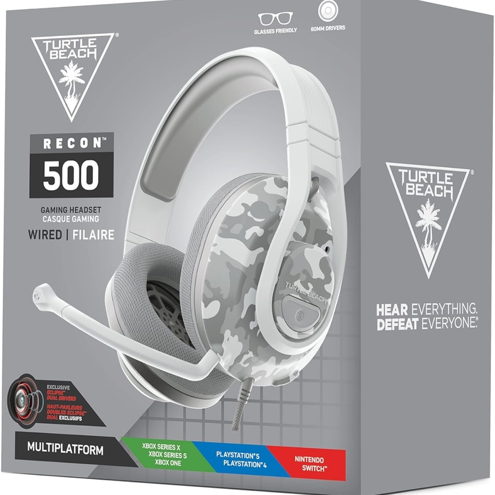 Turtle Beach Headset White Camo